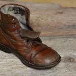 old shoe needing repair
